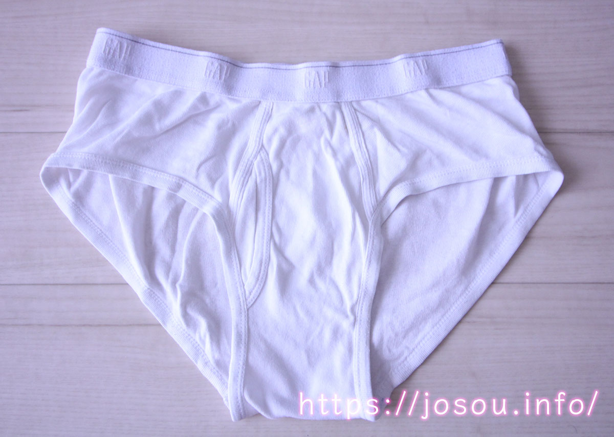 白色のブリーフ