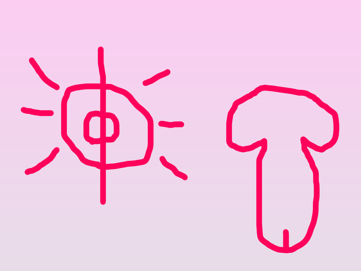 オマンコマークとチンコマーク