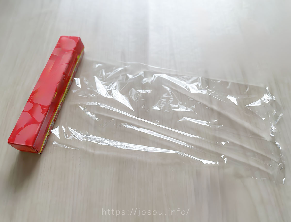 ウェストを細くしたい時に「料理で使うラップ」をお腹に巻く