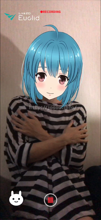 アニメキャラ２次元女装（恥ずかしがる様子）