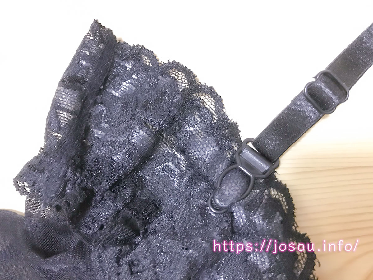 はじめてのガーターベルトのパンスト（ストッキング）への装着部分