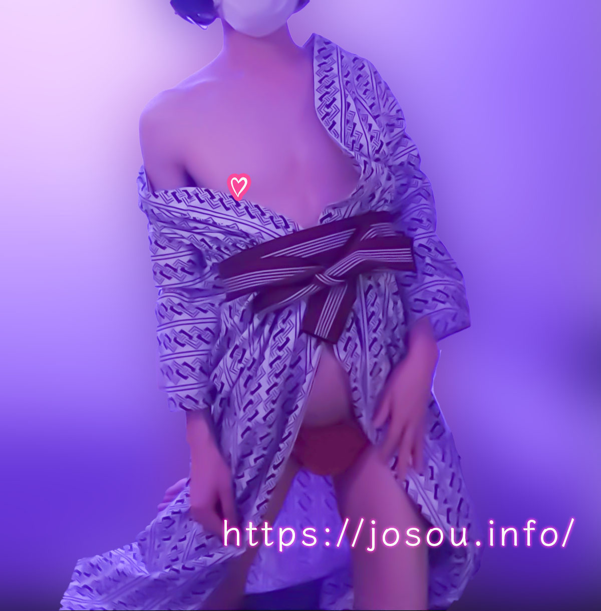 旅館浴衣ではだける興奮を味わう女装子・男の娘