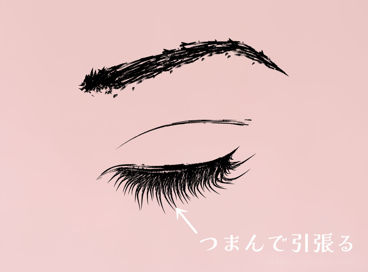 WOSADO マグネットつけまつ毛の外し方